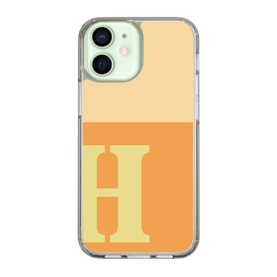 Slim Protection Case［ Original - initial two tone - H orange ］