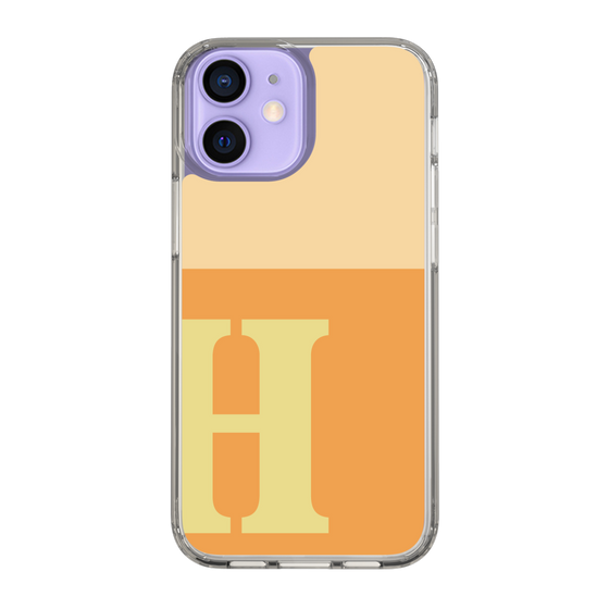 Slim Protection Case［ Original - initial two tone - H orange ］