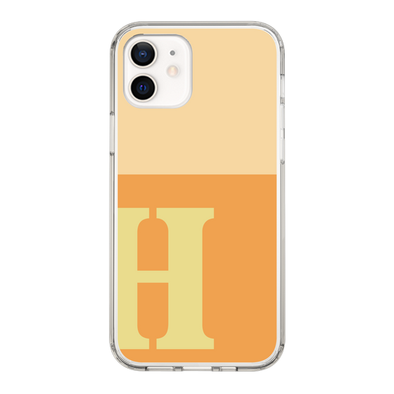 Slim Protection Case［ Original - initial two tone - H orange ］