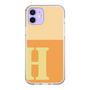 Slim Protection Case［ Original - initial two tone - H orange ］