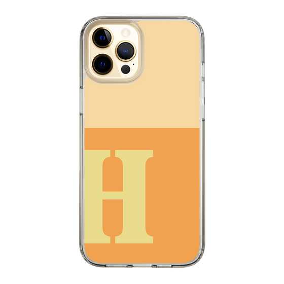 Slim Protection Case［ Original - initial two tone - H orange ］
