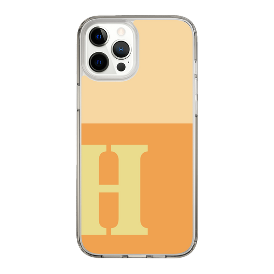 Slim Protection Case［ Original - initial two tone - H orange ］