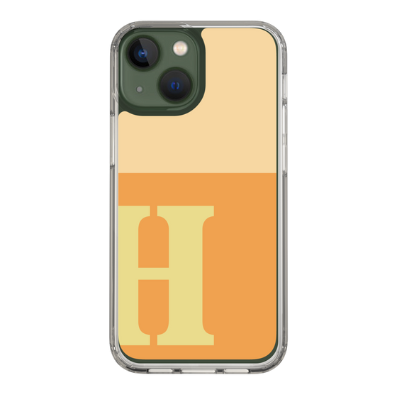 Slim Protection Case［ Original - initial two tone - H orange ］