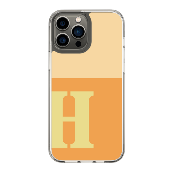 Slim Protection Case［ Original - initial two tone - H orange ］