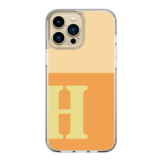 Slim Protection Case［ Original - initial two tone - H orange ］