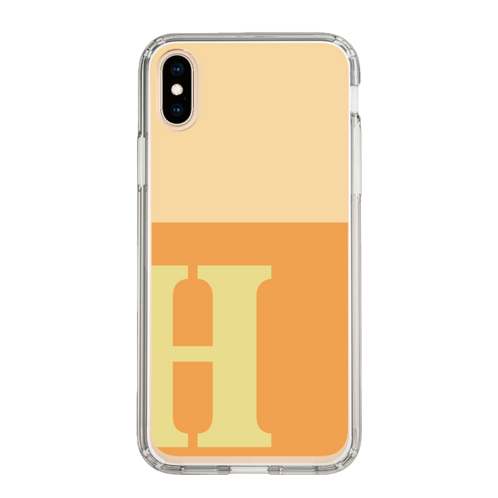 Slim Protection Case［ Original - initial two tone - H orange ］