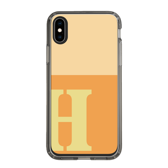 Slim Protection Case［ Original - initial two tone - H orange ］