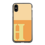 Slim Protection Case［ Original - initial two tone - H orange ］