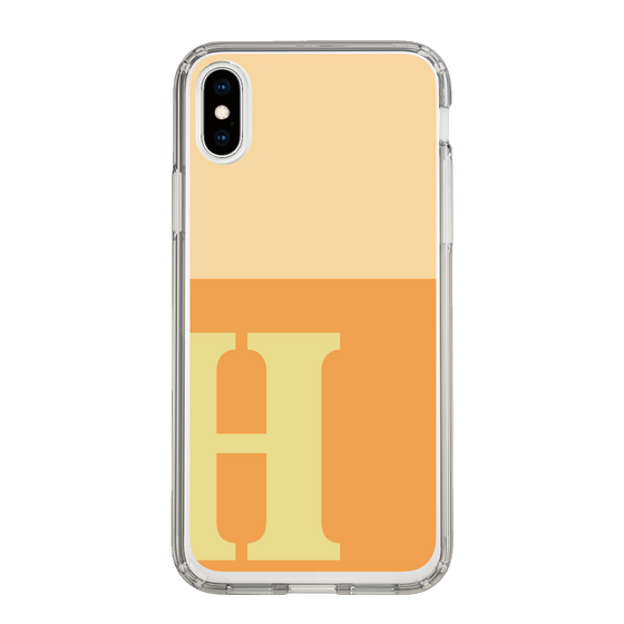 Slim Protection Case［ Original - initial two tone - H orange ］
