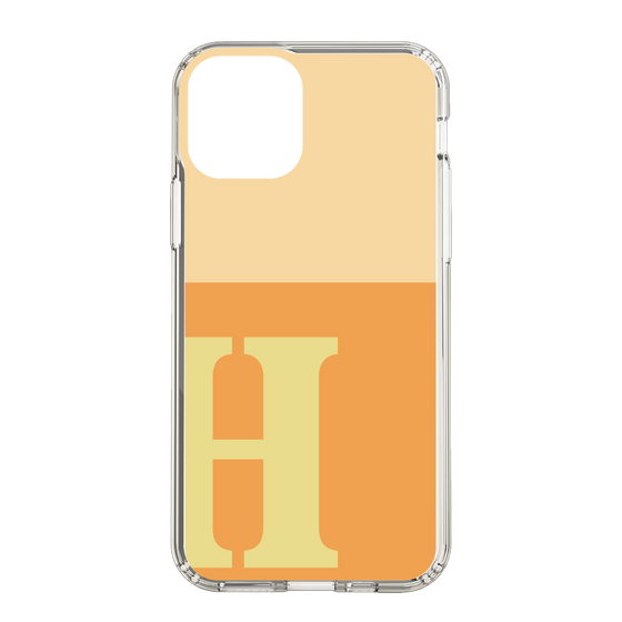 Slim Protection Case［ Original - initial two tone - H orange ］
