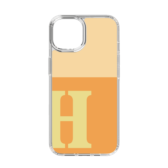 Slim Protection Case［ Original - initial two tone - H orange ］