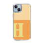Slim Protection Case［ Original - initial two tone - H orange ］