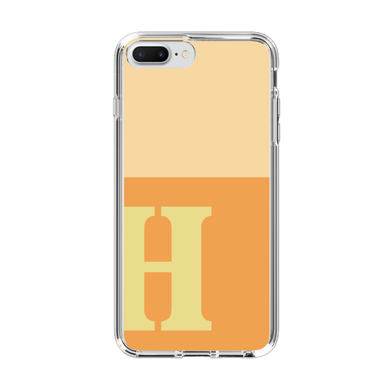 Slim Protection Case［ Original - initial two tone - H orange ］