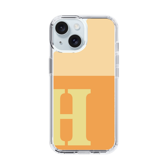 Slim Protection Case［ Original - initial two tone - H orange ］