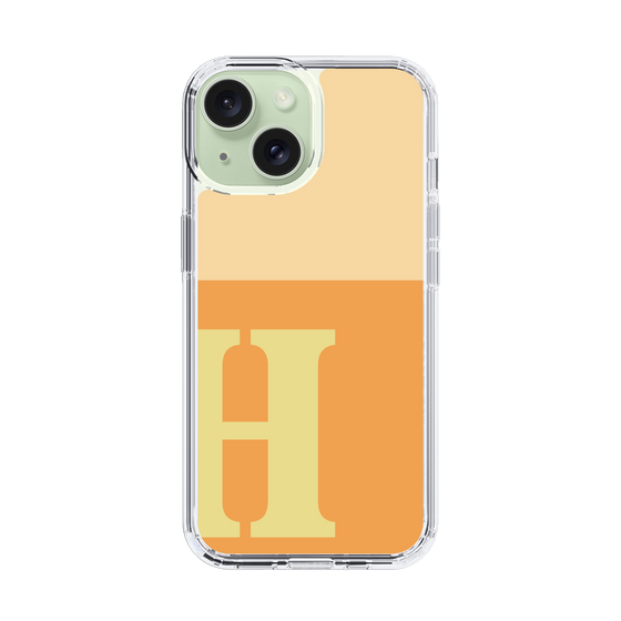 Slim Protection Case［ Original - initial two tone - H orange ］