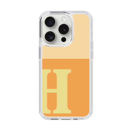 Slim Protection Case［ Original - initial two tone - H orange ］