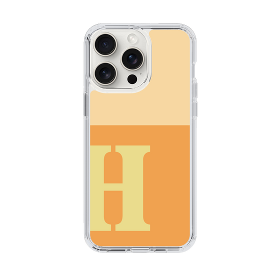 Slim Protection Case［ Original - initial two tone - H orange ］