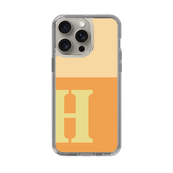 Slim Protection Case［ Original - initial two tone - H orange ］