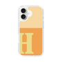 Slim Protection Case［ オリジナル - initial two tone - H orange ］