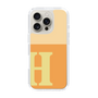 Slim Protection Case［ オリジナル - initial two tone - H orange ］
