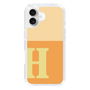 Slim Protection Case［ オリジナル - initial two tone - H orange ］