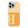 Slim Protection Case［ オリジナル - initial two tone - H orange ］