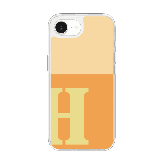Slim Protection Case［ Original - initial two tone - H orange ］