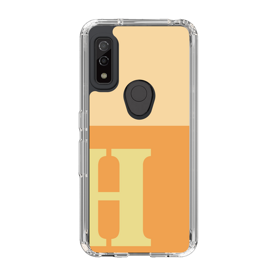 Slim Protection Case［ Original - initial two tone - H orange ］