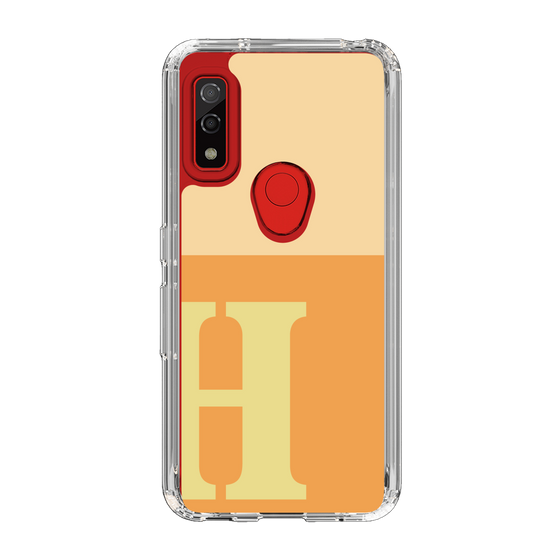 Slim Protection Case［ Original - initial two tone - H orange ］