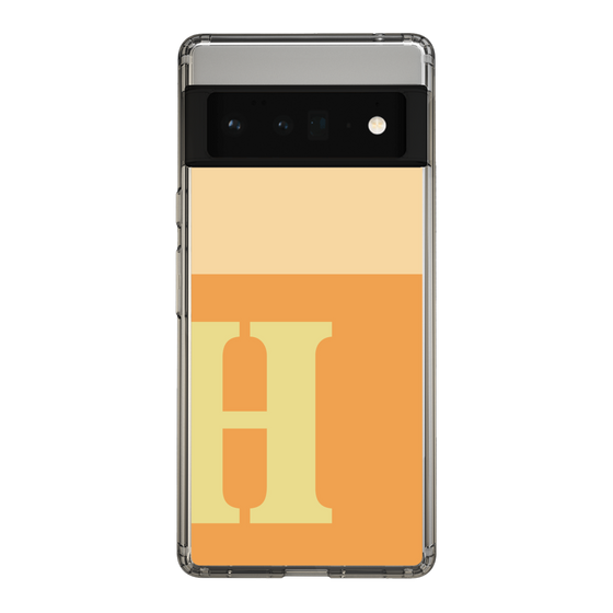 Slim Protection Case［ Original - initial two tone - H orange ］