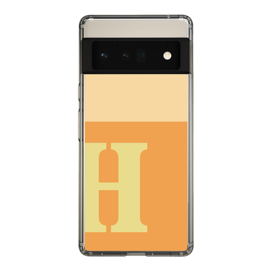 Slim Protection Case［ Original - initial two tone - H orange ］