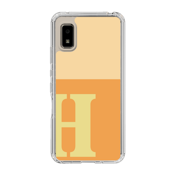 Slim Protection Case［ Original - initial two tone - H orange ］