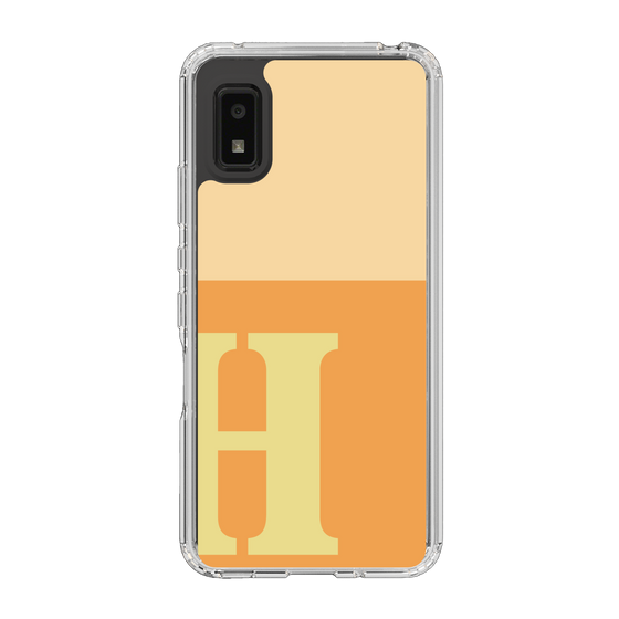 Slim Protection Case［ Original - initial two tone - H orange ］