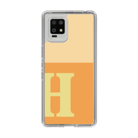 Slim Protection Case［ Original - initial two tone - H orange ］