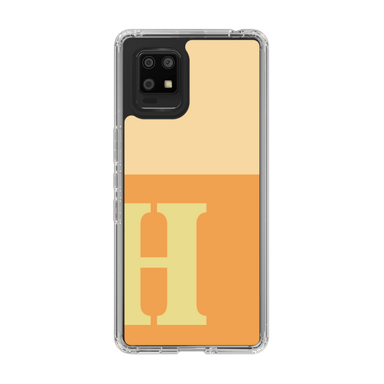 Slim Protection Case［ Original - initial two tone - H orange ］