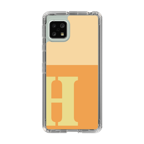 Slim Protection Case［ Original - initial two tone - H orange ］