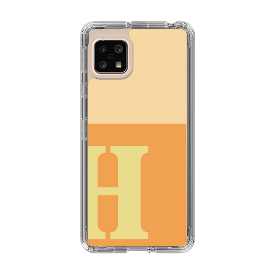 Slim Protection Case［ Original - initial two tone - H orange ］