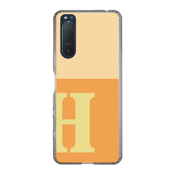 Slim Protection Case［ Original - initial two tone - H orange ］