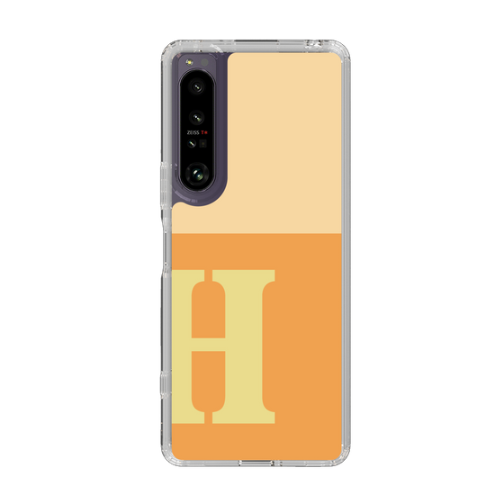 Slim Protection Case［ Original - initial two tone - H orange ］