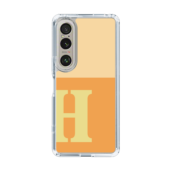 Slim Protection Case［ Original - initial two tone - H orange ］