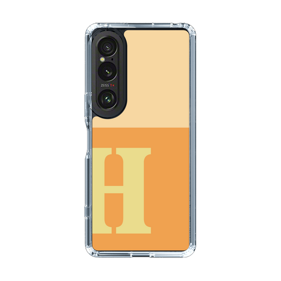 Slim Protection Case［ Original - initial two tone - H orange ］