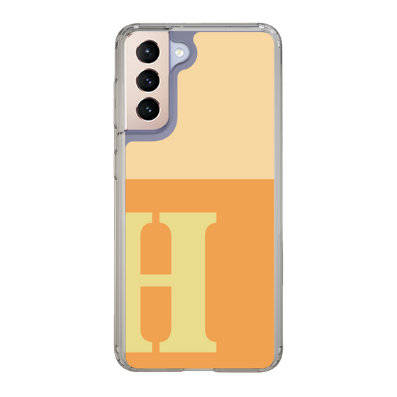 Slim Protection Case［ Original - initial two tone - H orange ］