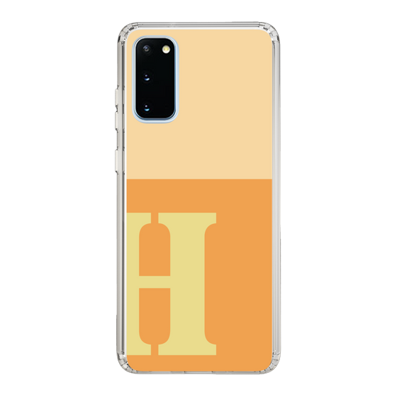Slim Protection Case［ Original - initial two tone - H orange ］