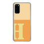 Slim Protection Case［ Original - initial two tone - H orange ］