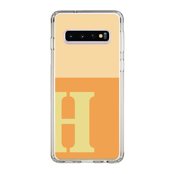 Slim Protection Case［ Original - initial two tone - H orange ］