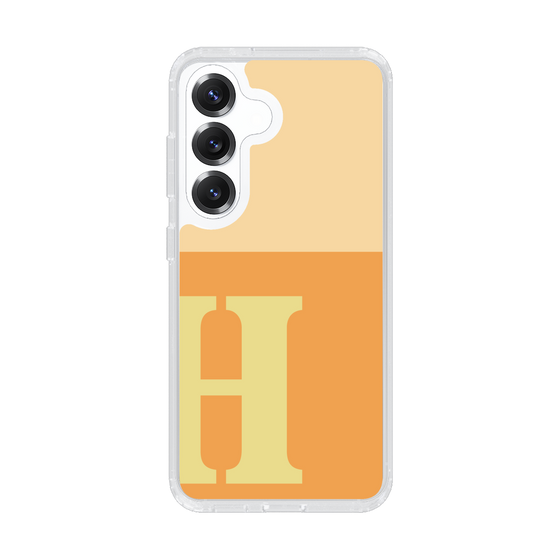 Slim Protection Case［ Original - initial two tone - H orange ］
