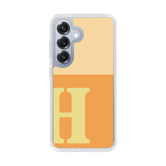 Slim Protection Case［ Original - initial two tone - H orange ］