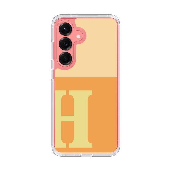 Slim Protection Case［ Original - initial two tone - H orange ］