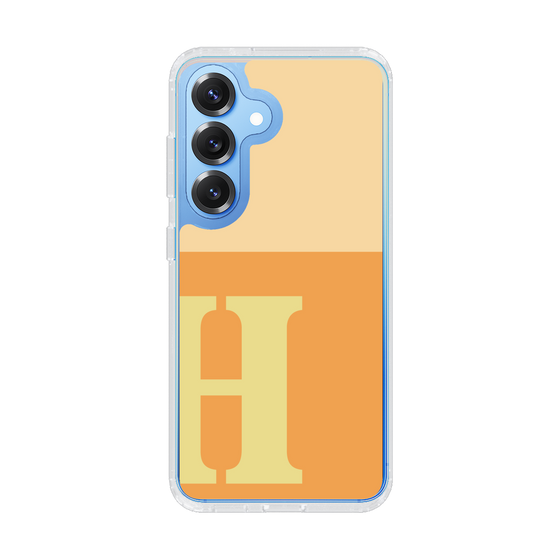 Slim Protection Case［ Original - initial two tone - H orange ］