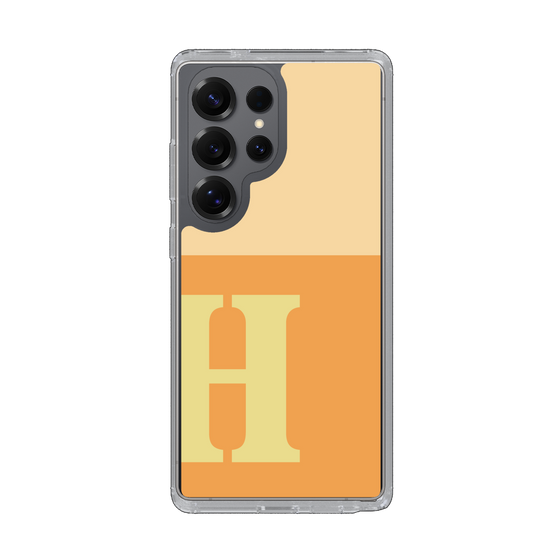 Slim Protection Case［ Original - initial two tone - H orange ］